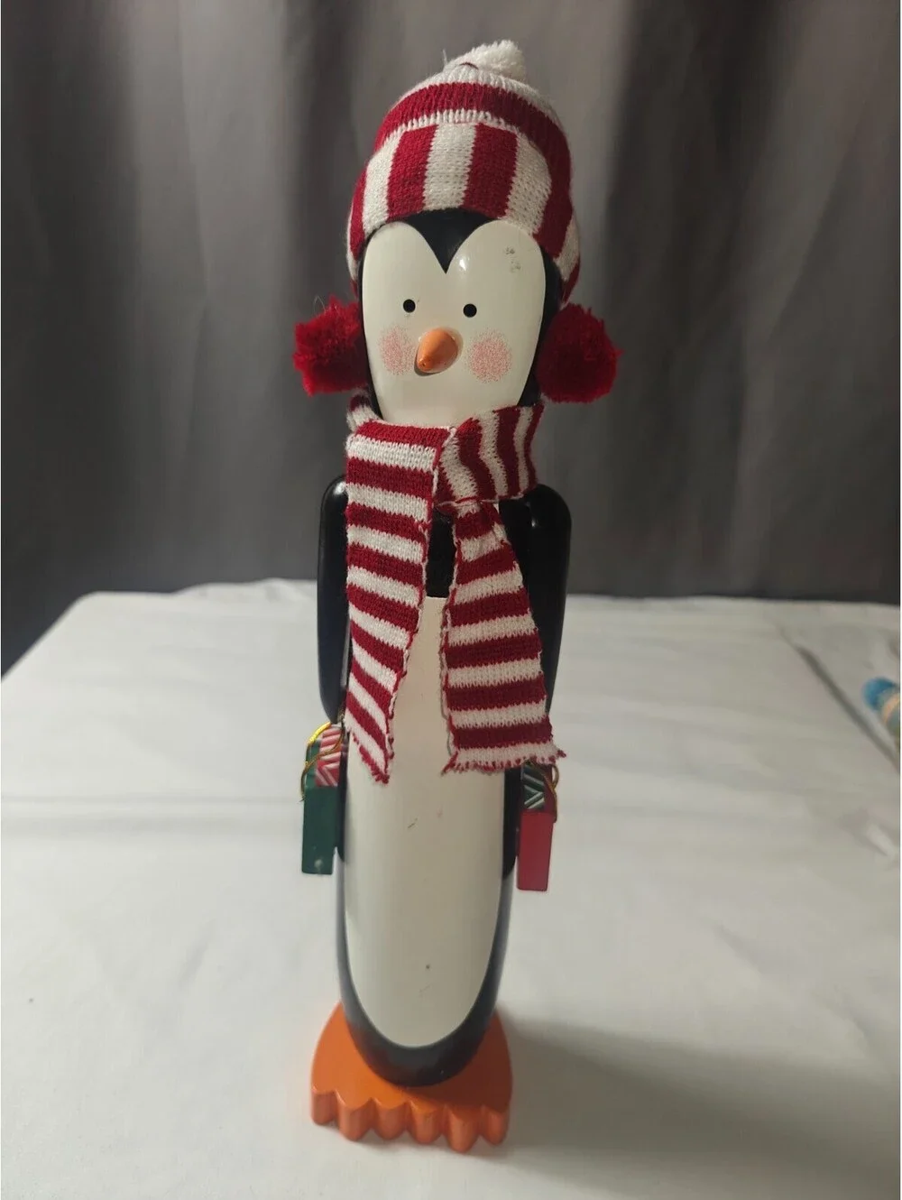 Penguin Nutcracker Christmas 17” Decorative Christmas Presents